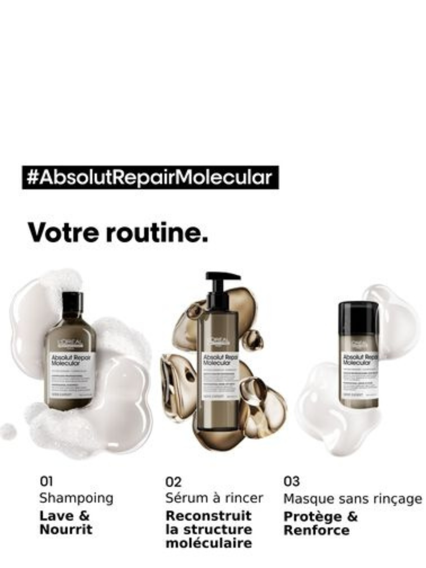 Sérum réparateur à rincer Absolut Repair Molecular
